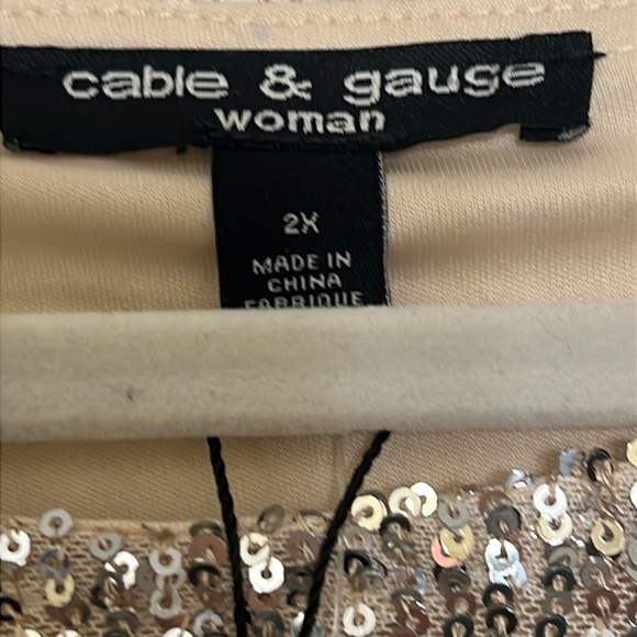 NWT Women’s Cable & Gage Top. Size 2X. - Picture 3 of 5